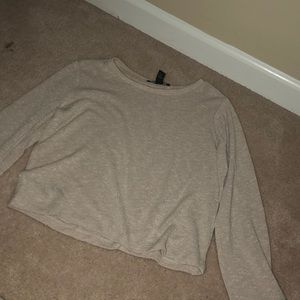 Forever 21 Long Sleeve Crop Top
